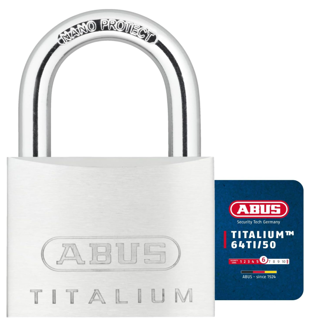 ABUS hänglås Titalium 64TI/50